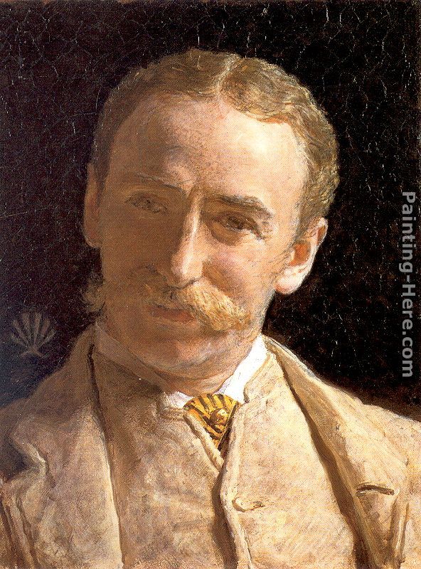 William Connal, Esq Jr, of Solsgirth painting - Albert Joseph Moore William Connal, Esq Jr, of Solsgirth art painting